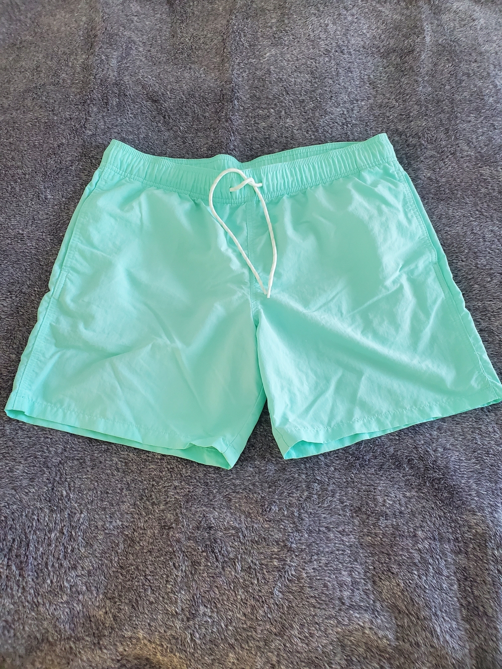 Goodfellow & Co Mint Green Swim Trunks with Drawstring